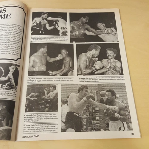KO Magazine January 1987 Original Autograph COA Sugar Ray Leonard Boxer - 画像10/12