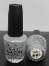 O.P.I. opi Nail Lacquer# NL F86 I Can Never Hut Up (Gray Gloss) Free S&H