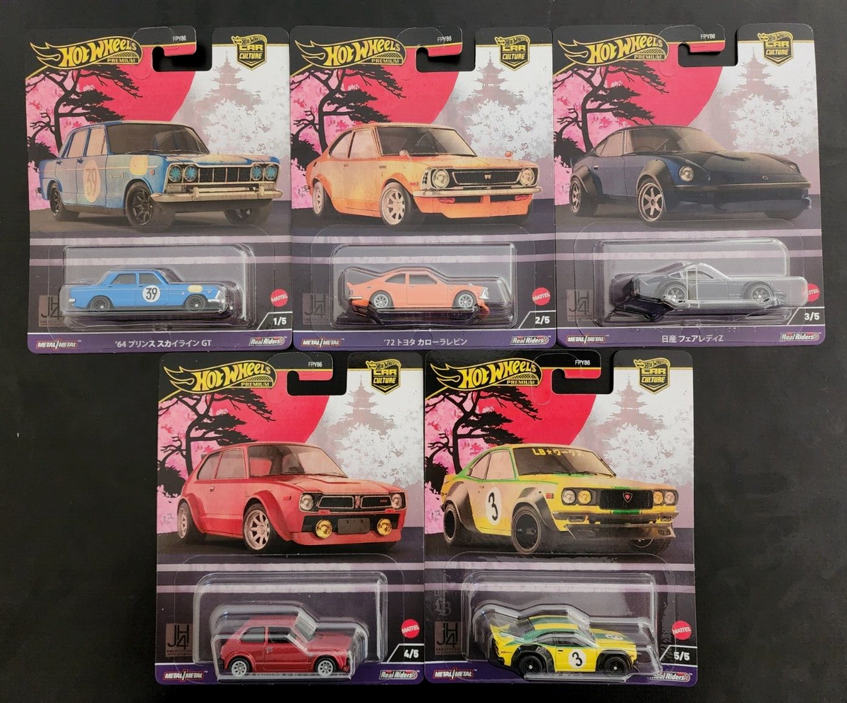 Hot Wheels Car Culture Japan Historics 4 JH4 Set Of 5 Cars Nissan
