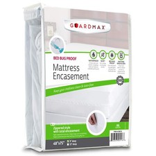 Guardmax Zippered Mattress Protector - RV Size - 100 Waterproof and Bed Bug ...