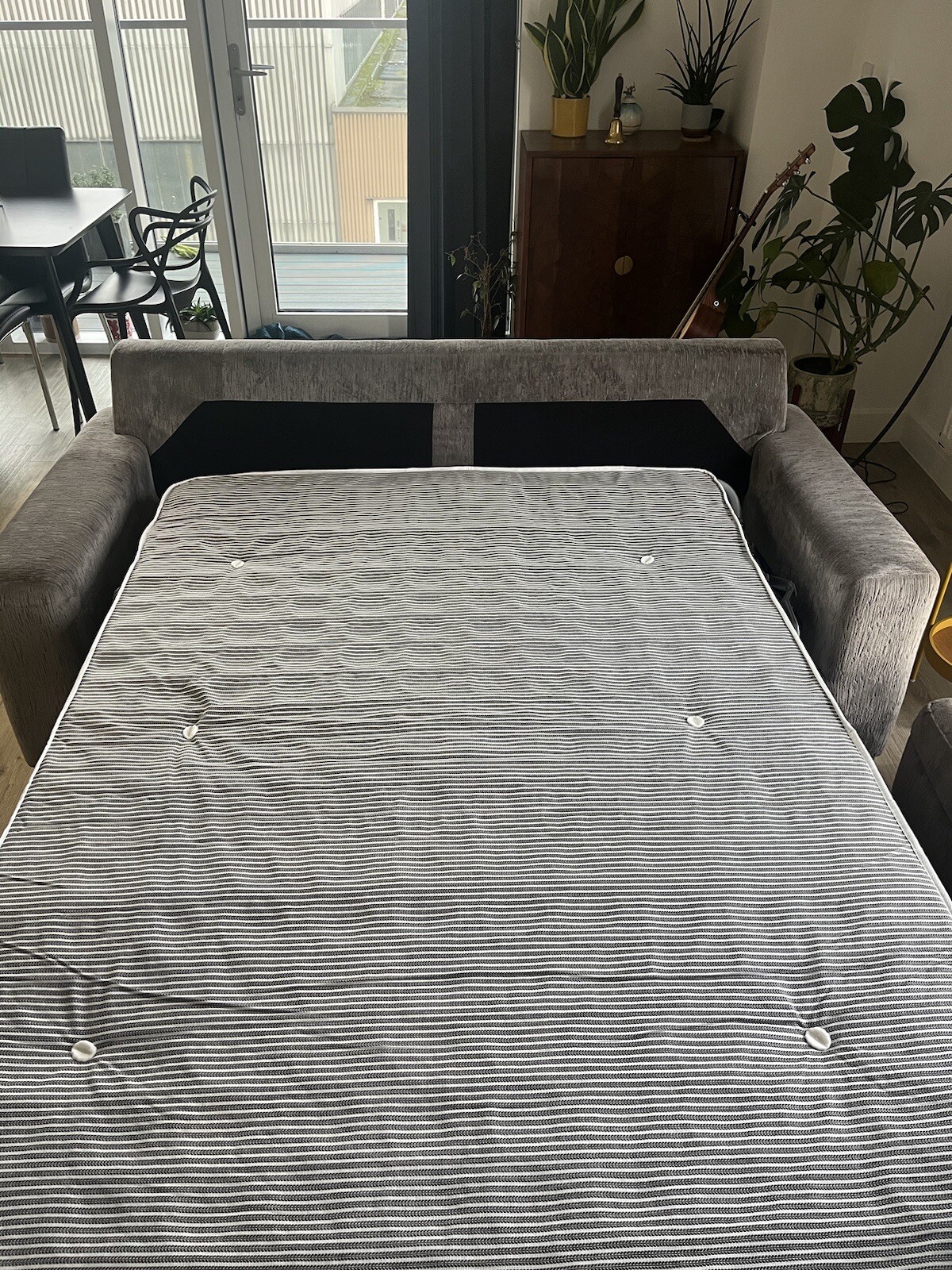 Sofology Coco 3Seater Sofa Bed and Foot Stool with storage eBay