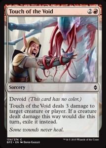 Touch of the Void x4 - Battle for Zendikar - NM-Mint, English - Battle for Zendi