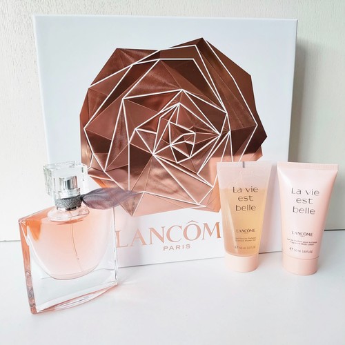 Lancome La Vie Est Belle 50ml Body Lotion & Shower Gel Holiday Gift Box Set BNIB - Picture 4 of 7