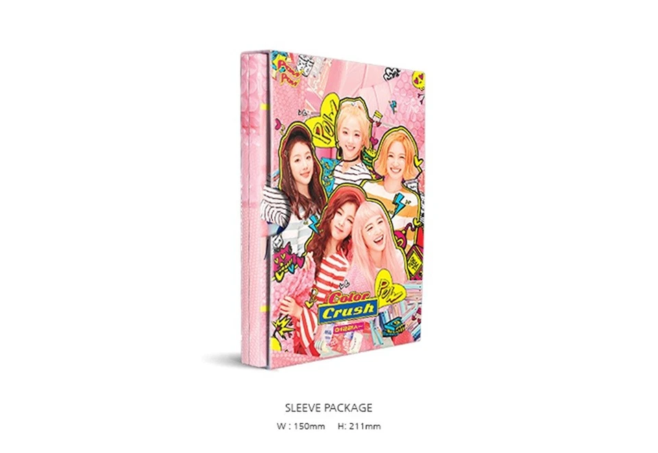 K-POP ELRIS 2nd Mini Album Color Crush CD+Booklet+Photocard+Postcard+Sticker Foto 4 de 4