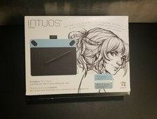 Wacom Intuos Drawing Tablet in Box CTL4900B Aqua - Tested Working