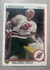 1990-91 Upper Deck #176 Viacheslav Fetisov RC HOF New Jersey Devils Rookie 🏒🔥