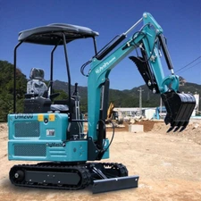 Houston Self-Pickup 1.8TON 4,000lbs Mini Excavator Hydrauic Thumb KUBOTA Diesel