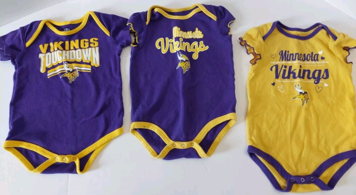 Minnesota Vikings Bodysuit Romper 18 Month Baby NFL Team Apparel