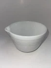 Vintage 40s Pyrex Hamilton Beach Milk Glass Mixing Bowl w/ Spout