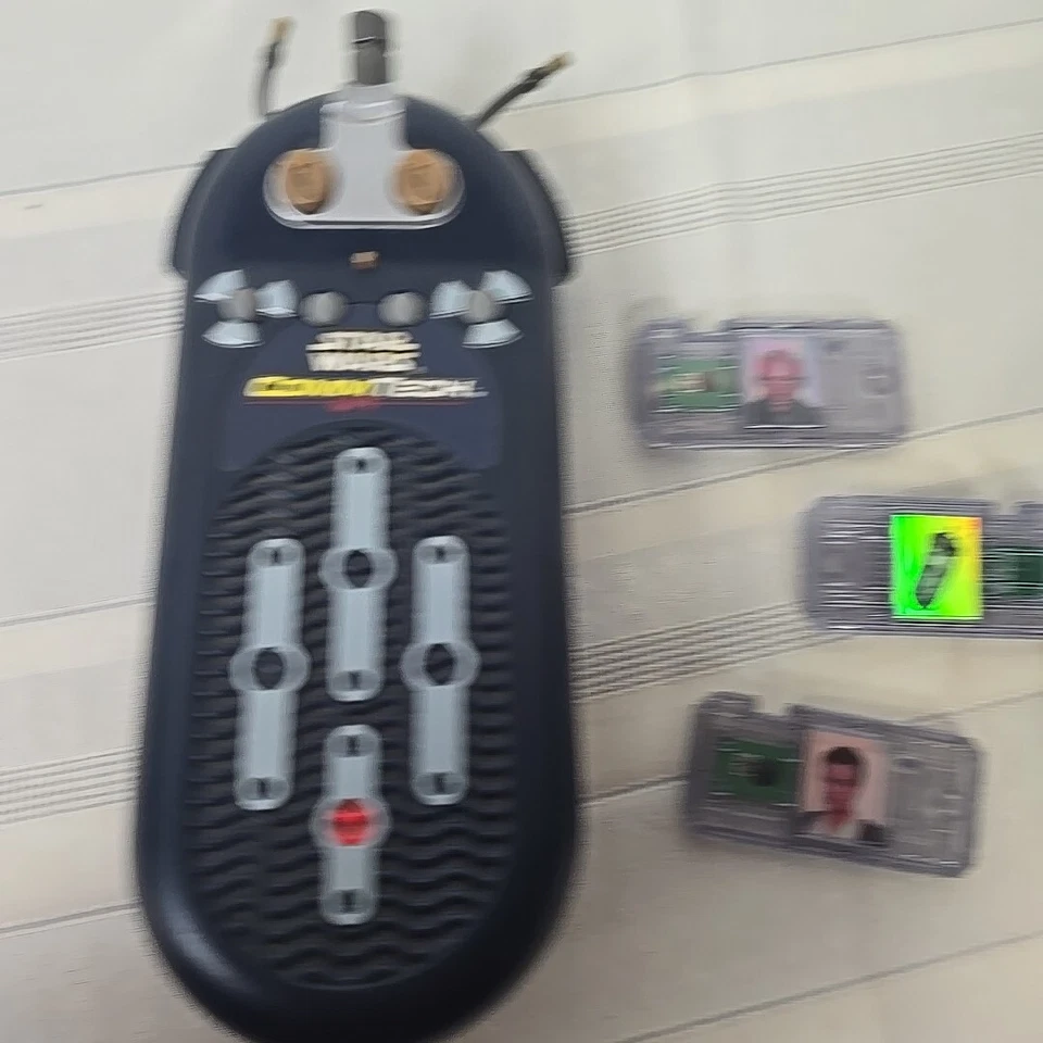 Hasbro Star Wars CommTech 1998 lector de mano con clip para cinturón operación de 7 botones Foto 2 de 4