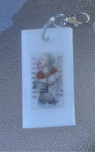 Harley Quinn Suicide Squad handmade resin keychain bag accessory - Picture 2 of 3