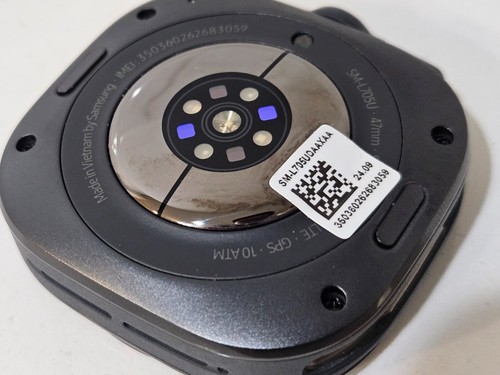 NOWY ZAPIECZĘTOWANY Samsung Galaxy Watch Ultra 47mm LTE SM-L705U SZARY /w POMARAŃCZOWY PASEK - Zdjęcie 10 z 11