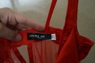 Adore Me XS red sheer mesh fabric babydoll chemise peek a boo bra — photo 3