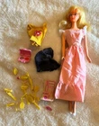 Vintage 1974 Sweet 16 Barbie w/Accessories Extra Outfit Stickers Mattel