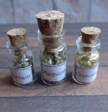 1:12 Dolls House Miniature: 3x Witches Alter REAL SPELL HERBS