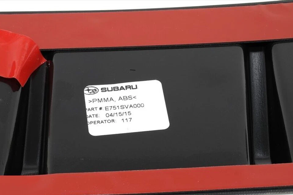 OEM NUEVO 2015-2021 Subaru WRX Vortex Generador SPT Moldura de techo E751SVA000 Foto 3 de 4