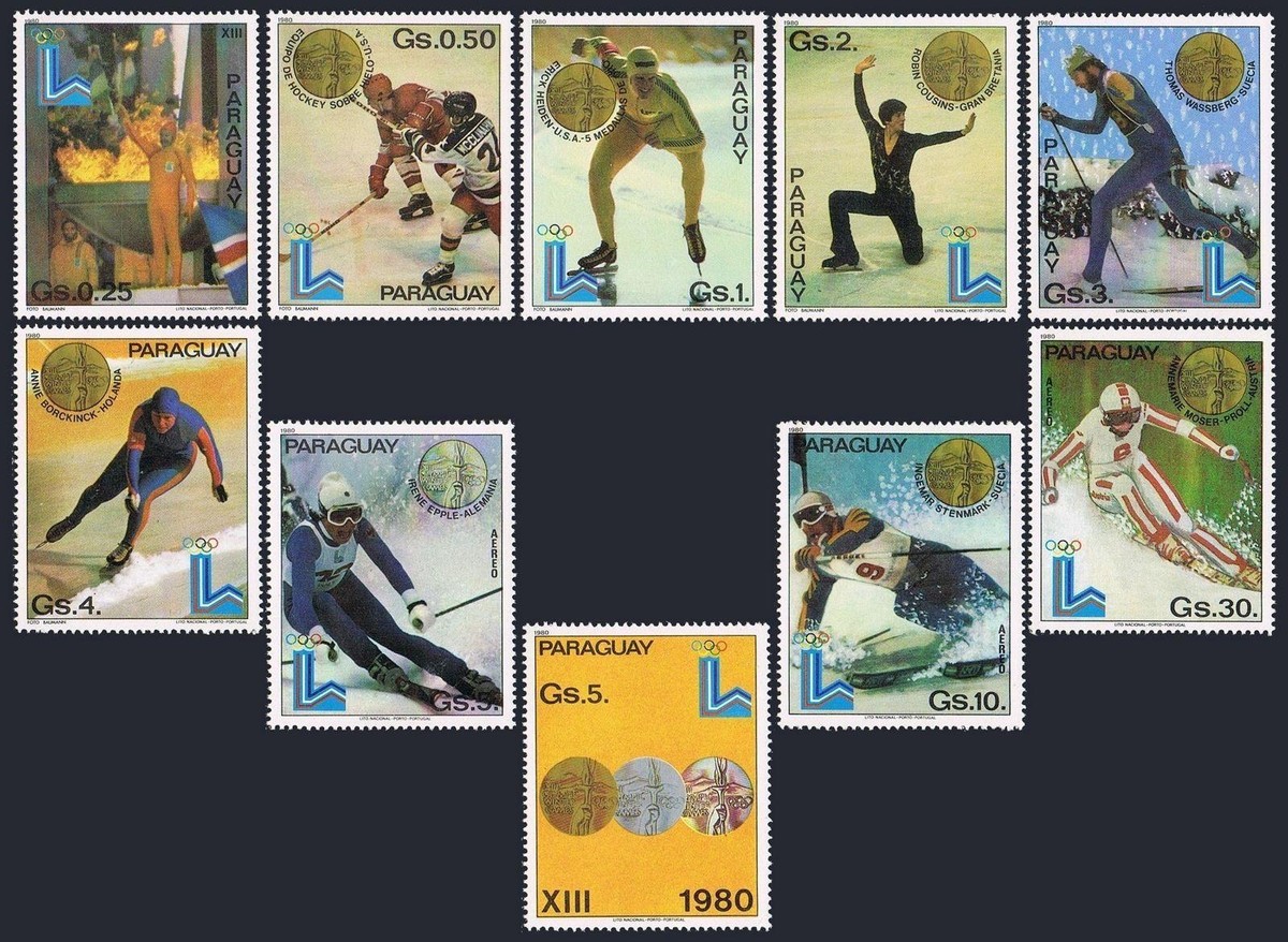 Paraguay 1985-1988, 1988A, MNH. Mi 3347-3356, Bl.360. Olympics