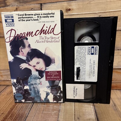 Dreamchild The True Story Of Alice In Wonderland VHS Tape Used HBO Thorn EMI