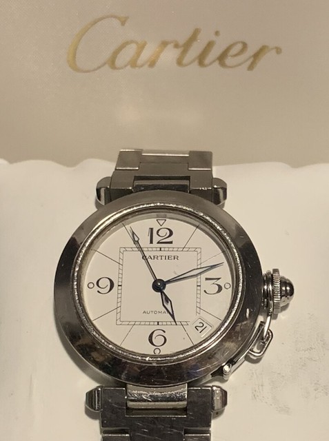Cartier Pasha C 2324 Automatic WINDING Pb25614 Swiss Made 100m Stainless Steel W for sale online 