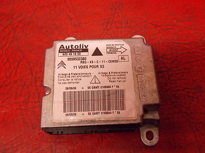 Citroen C5 II RC 2,0 HDi 100 KW Airbagsteuergerät 9659532380