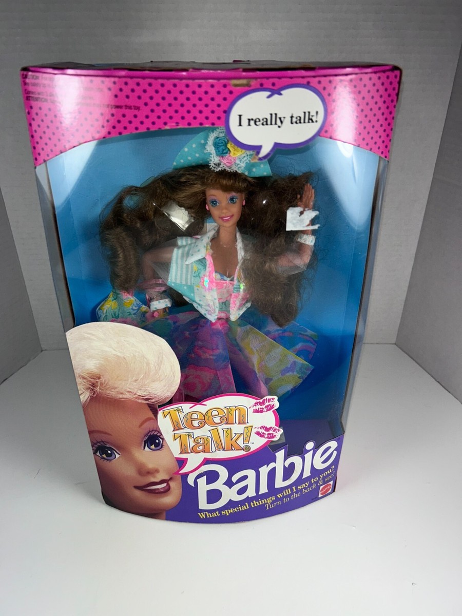 Barbie Doll - Teen Talk - Vintage 1991 - Mattel #5745 - New In Box