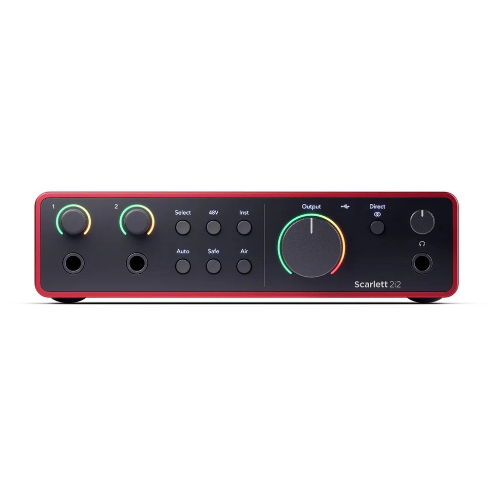 Focusrite Scarlett 2i2 2 x 2 Audio Interface, 4th Gen - Image 3 of 4