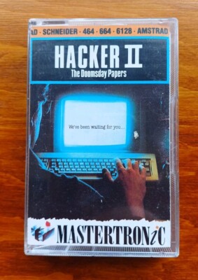 Hacker 2 Amstrad CPC Kassettenspiel - Mastertronic - Vintage Retro