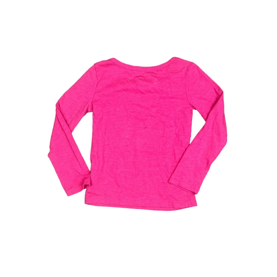 Чероки | Классный лама 3D длинным рукавом ярко розовый футболка | XS (4-5)  - Изображение 3 из 4