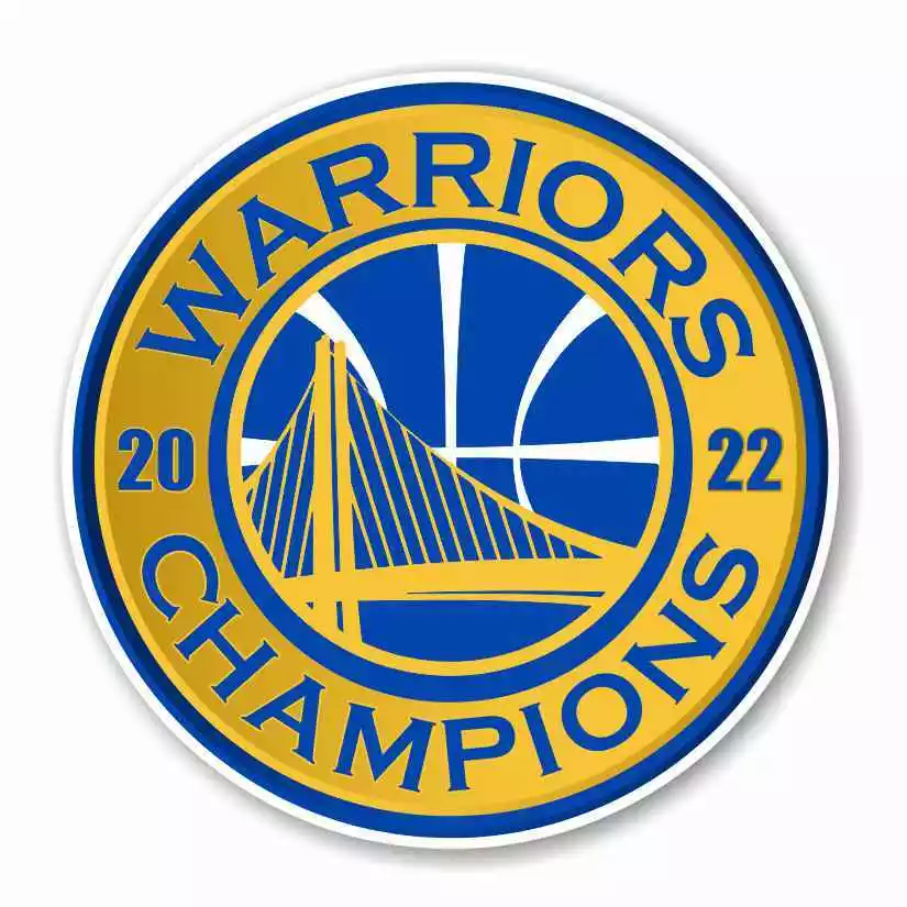 Golden State Warriors Champions 2022 Decal Sticker Basketball NBA  Championship