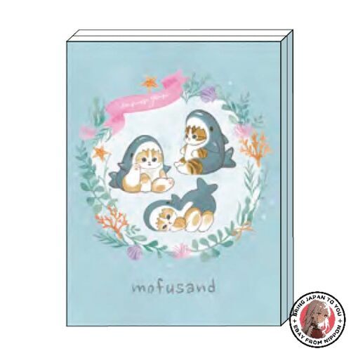 Sunstar Stationery Mofusand Shark Sticky Notes Book Type-image