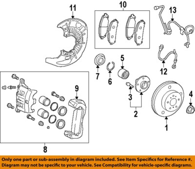 TOYOTA OEM 10-20 Highlander Front Suspension Brake Components-Rotor 435120E030