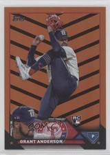 2023 Topps Update Orange & Black Foil Grant Anderson #US141 0ob4