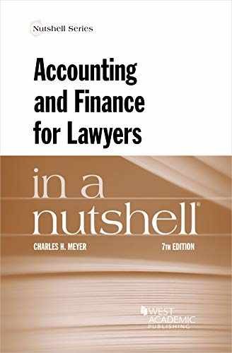 Accounting and Finance for Lawyers in - Paperback, by Meyer Charles - Very Good