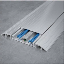 Connectrac CT.XPO.1-AV1-09-SV 9' Express on Floor AV Under Carpet Kit SLV