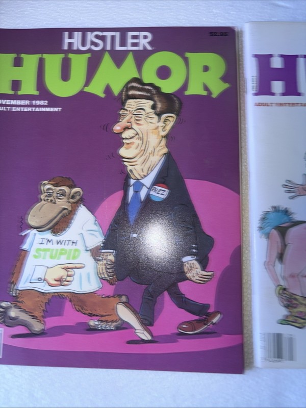 Hustler Humor Lot Of 3 1982