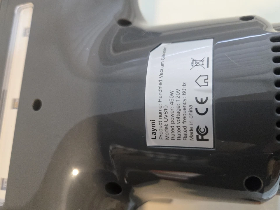 Laymi Handheld Vacuum - High Beating Roller Brush, HEPA Filter, XL Dual Dust Cup - Image 4 of 4