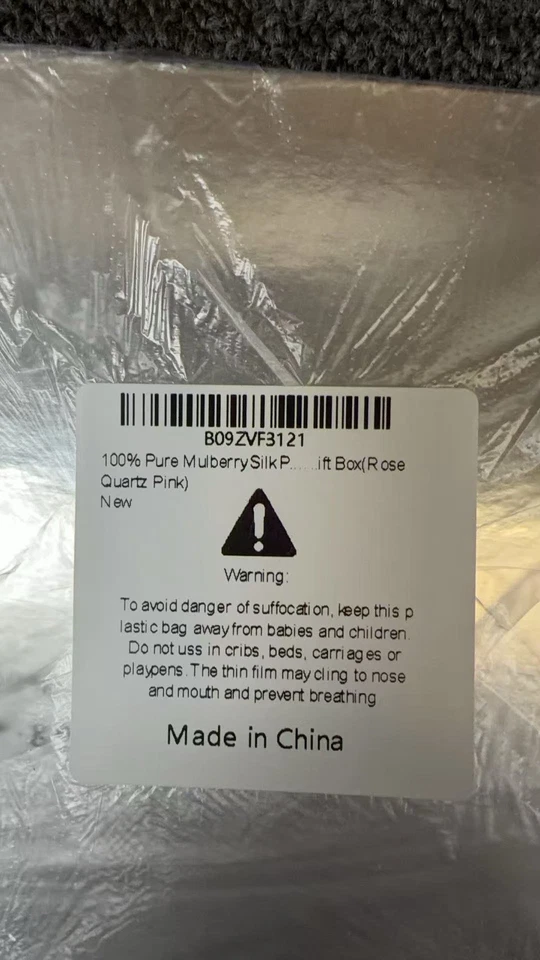 (Pink) 100% Mulberry Silk Pillowcase 22 Momme Queen with Zipper Luxury Soft - Image 2 of 4