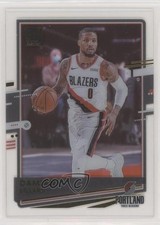 2020-21 Panini Clearly Donruss Gold Damian Lillard #20 1u6