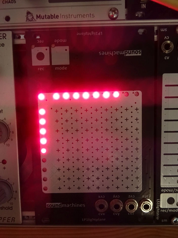 LP1 Lightplane CV recorder Sequencer Gate Touch Looping Eurorack Synthesizer