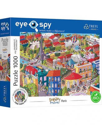 Paris ''Sneaky Peekers'' 1000 Piece Jigsaw Puzzle Trefl New
