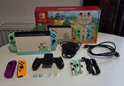 Nintendo Switch console Animal Crossing edition, extra joycons - Korean box