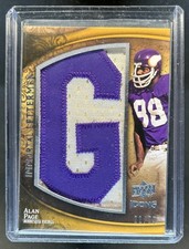 2009 Upper Deck Icons Alan Page Immortal Lettermen Patch #/75 Vikings