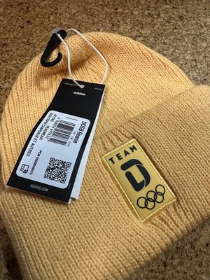 Set: Adidas Team D Deutschland Olympia 2026 Mütze Beanie Winter 1x rot