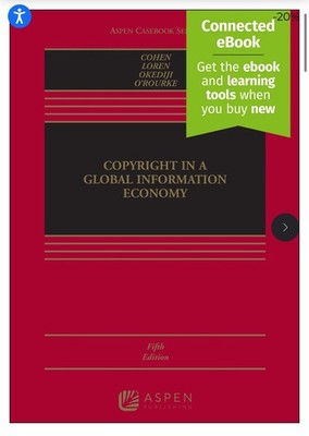 388- EBOOK ACCESS ONLY Copyright in a Global Information Economy 9781543813623