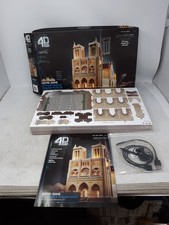 Kit Modellino Puzzle 4D Costruisci Notre Dame Serie Architetto Luci LED 317 Pezzi