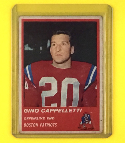 Gino Cappelletti #5 1963 Fleer card