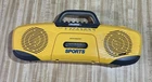 Sony Sports CFS-903 Yellow Boombox - High Quality Audio - Water Resistant