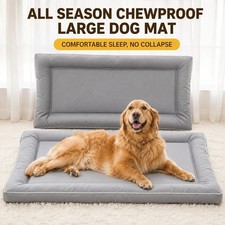 1680 Ballistic Waterproof Chew Resist Memory Foam Pet Bed Dogs Large Crate Sizes