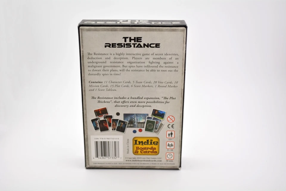 The Resistance card game still sealed by Indie boards & cards - Image 3 of 3