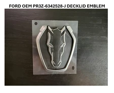 2024-2025 Mustang GT Dark Horse PR3Z-6342528-J 3.75" Deck Lid Emblem